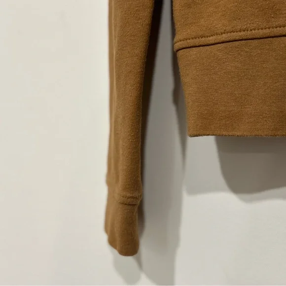 Burberry Brit Mens 1/4 Zip Sweatshirt Horse Logo Nova Check Trim Collar Size S - Picture 7 of 11